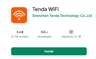 Tenda wifi app